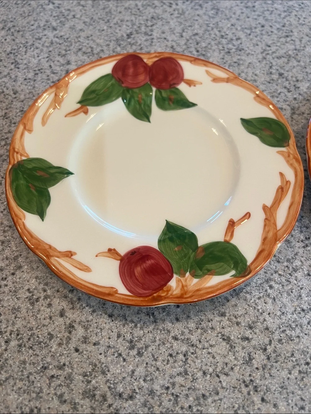 Vintage Franciscan Apple Pattern Bread and Butter Plate 6 1/4 Inches California